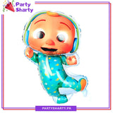 Cocomelon Theme JJ Boy Foil Balloon For Birthday Party and Event Decoration
