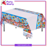 Cocomelon Theme Table Cover For Birthday Party and Decoration