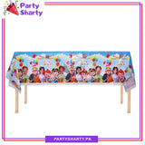 Cocomelon Theme Table Cover For Birthday Party and Decoration