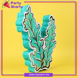Coral Reef Leaves Thermocol Standee For Mermaid / Under the Sea Theme Based Birthday Celebration and Party Decoration