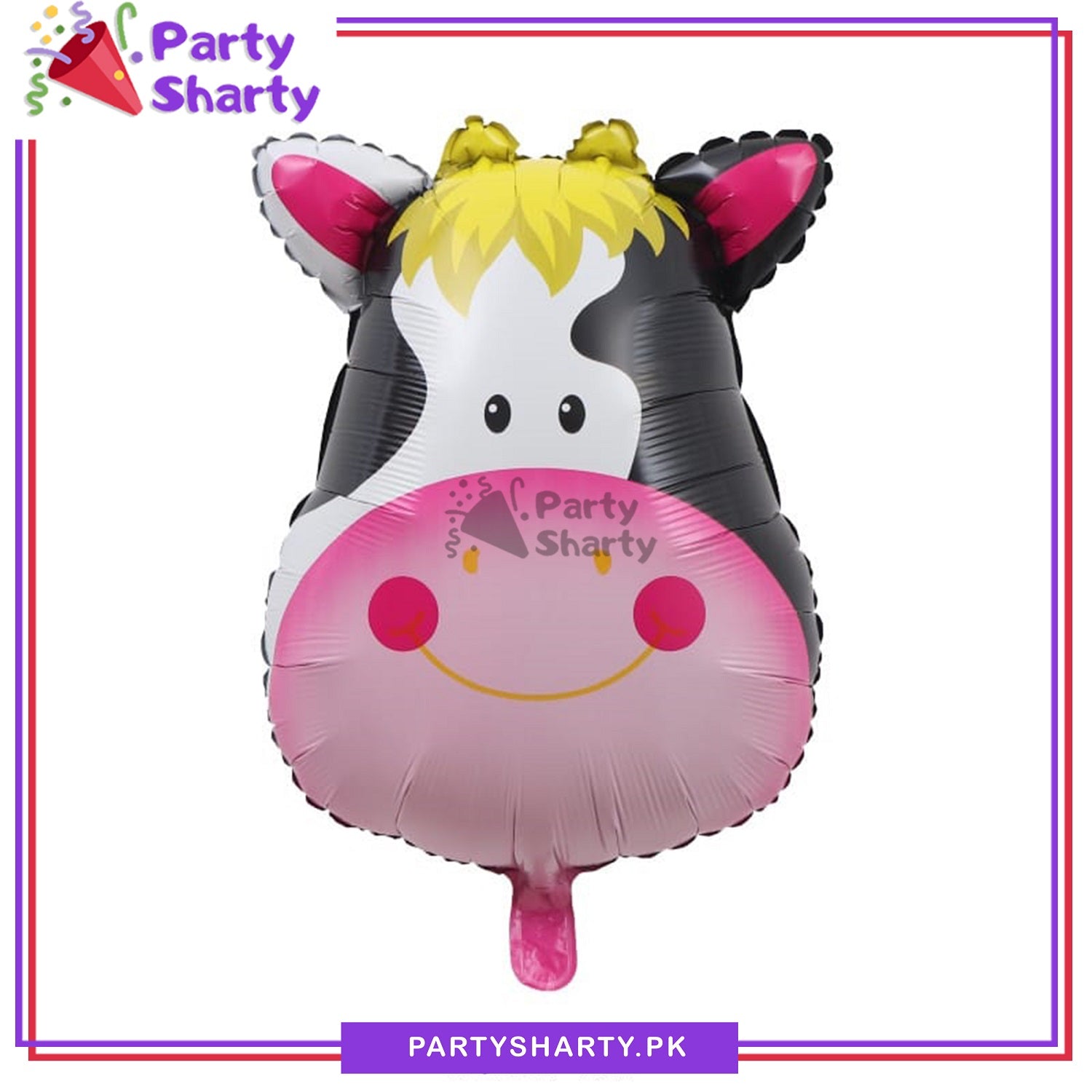 Mini Size Jungle Theme Animal Head Foil Balloon For Birthday Celebration