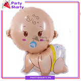 Crawling Baby Boy / Girl Shaped Foil Balloon Baby Shower, Welcome Baby & Gender Reveal Decoration & Celebration