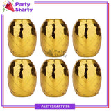 Curly Ribbon for Balloons Pack of 6 for Party and Gift Decoration