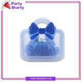 Cute Bow Printed Plastic Ziplock Seal Goody Bag For Birthday Giveaways
