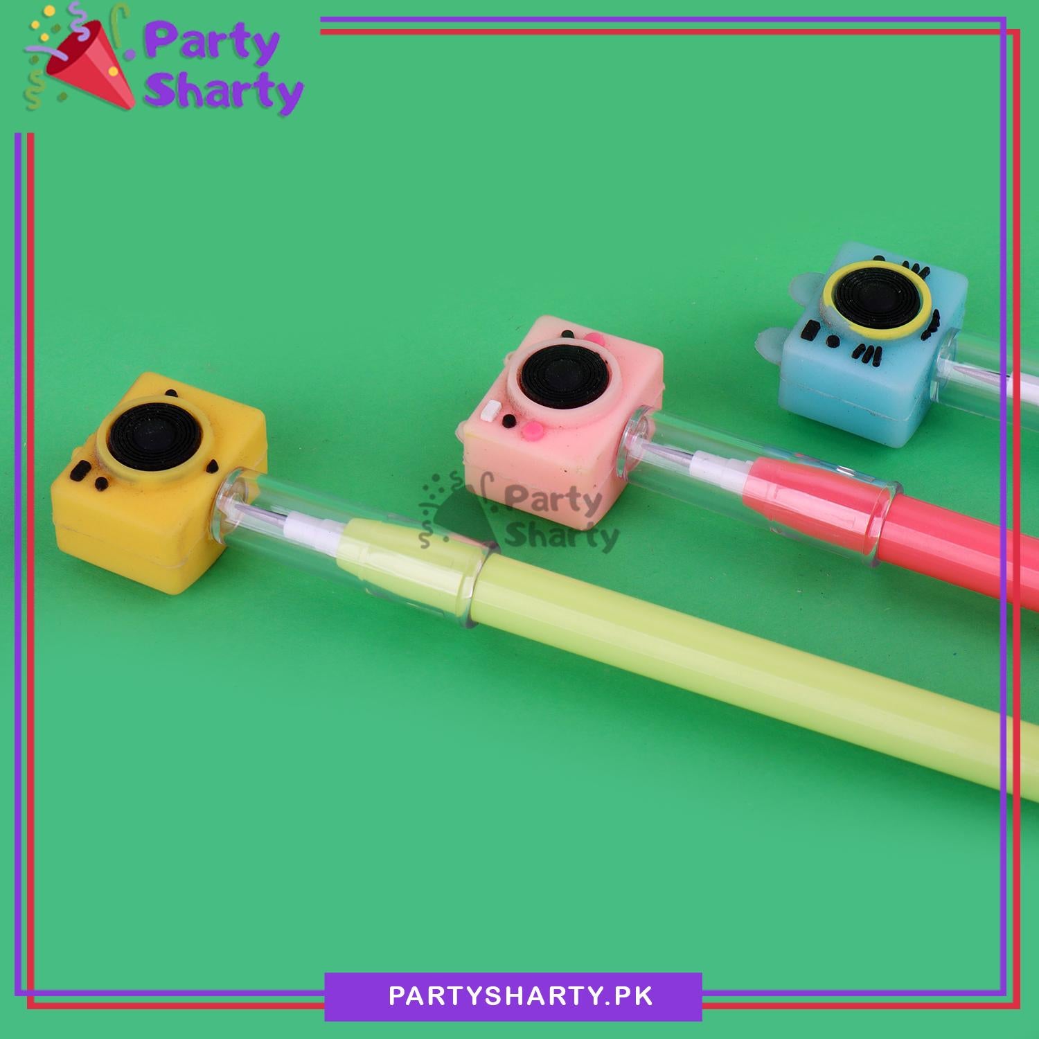 Cute Camera Bullet Pencil For Kids For Camera Theme Celebration