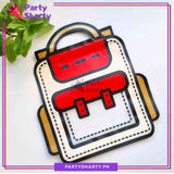 Cute School Bags Printed Plastic Ziplock Seal Goody Bag For Birthday Giveaways
