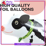 Cute Walking Cow Animal Shaped Foil Balloons For Farm / Jungle / Safari Theme Birthday Party Decoration and Celebration