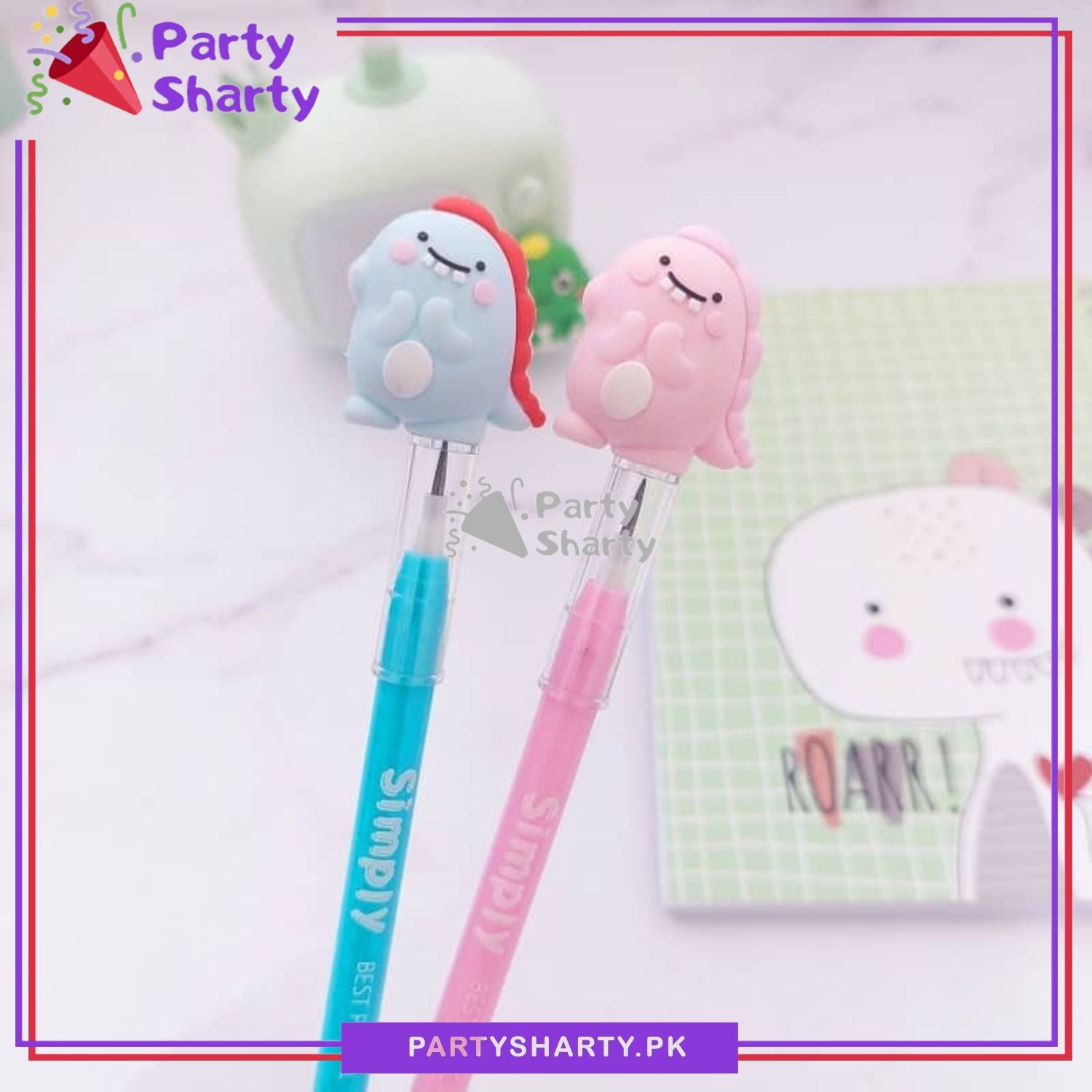 Cute Dinosaur Theme Bullet Pencil For Kids For Theme Based Celebration