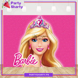 D-1 Barbie Theme Panaflex Backdrop For Theme Based Birthday Decoration and Celebration