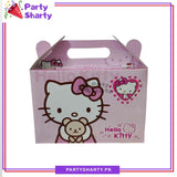 D-3 Hello Kitty Goody Boxes Pack of 10 For Hello Kitty Theme Birthday Celebrations