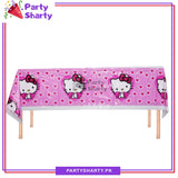 D-2 Hello Kitty Theme Table Cover for Theme Based Party and Decoration
