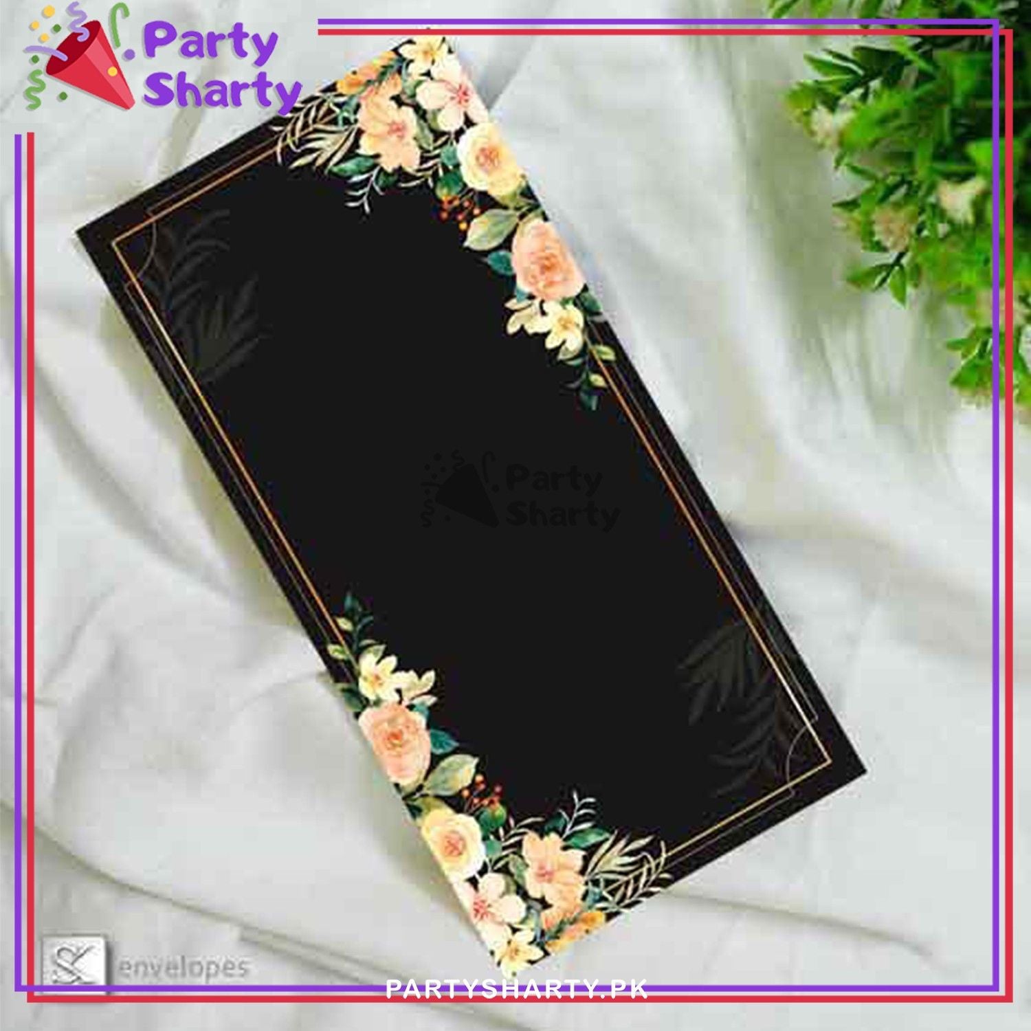 Fancy Money Envelopes / Folders (Branded), Ideal for Weddings, Engagements & Eidi. Branded Gift Envelopes. (Pack of 10)