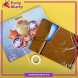 D-2 5pcs/set Iron Man Theme Foil Balloons For Iron Man / Avenger Theme Birthday Party Decoration and Celebration