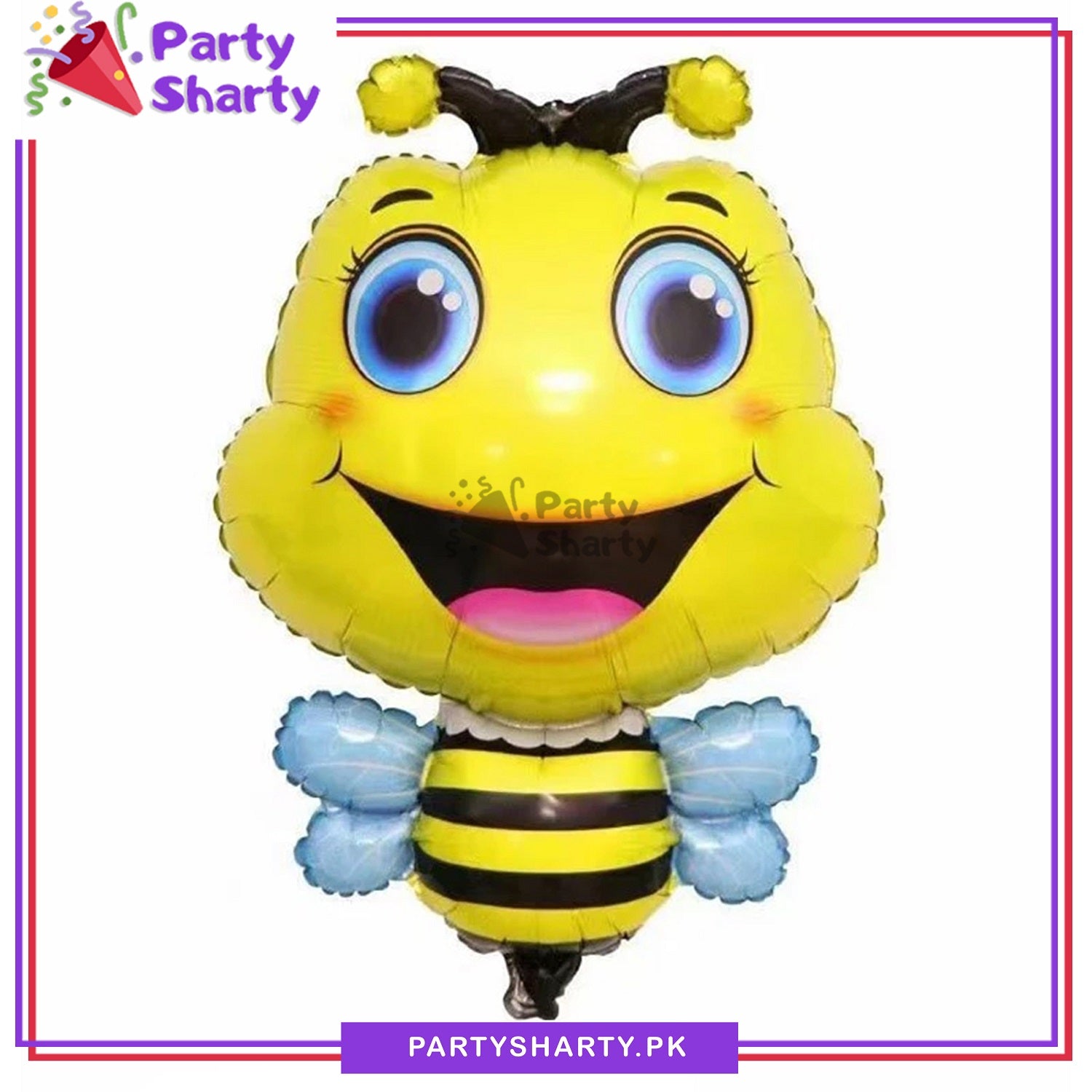 D-2 Honey Bee / Bubble Bee Foil Balloon For Birthday Party Decoration And Celebration