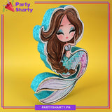 D-2 Mermaid Character Thermocol Standee For Mermaid Theme Based Birthday Celebration and Party Decoration