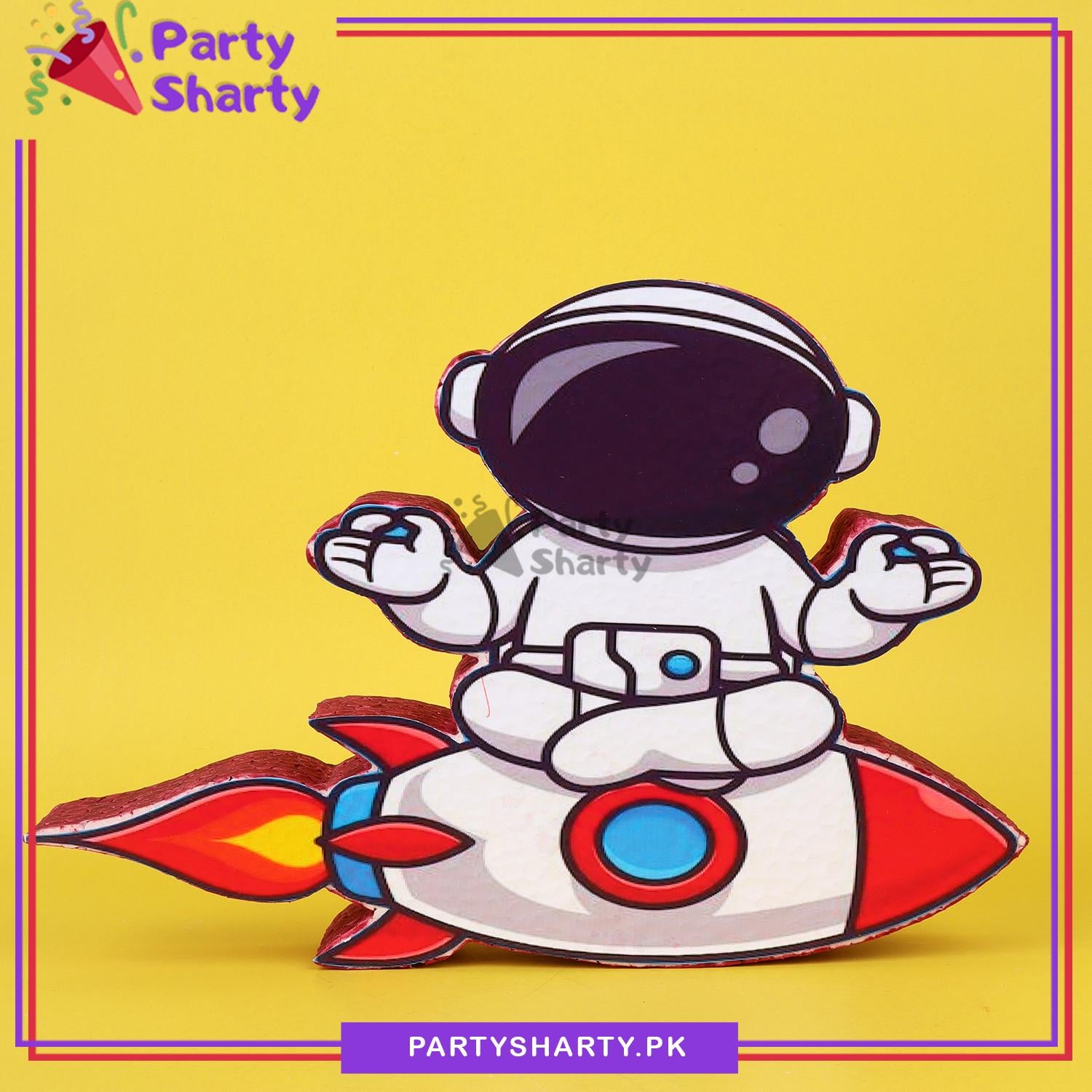 D-2 Space Theme Thermocol Standee For Outerspace Theme Based Birthday Celebration and Party Decoration