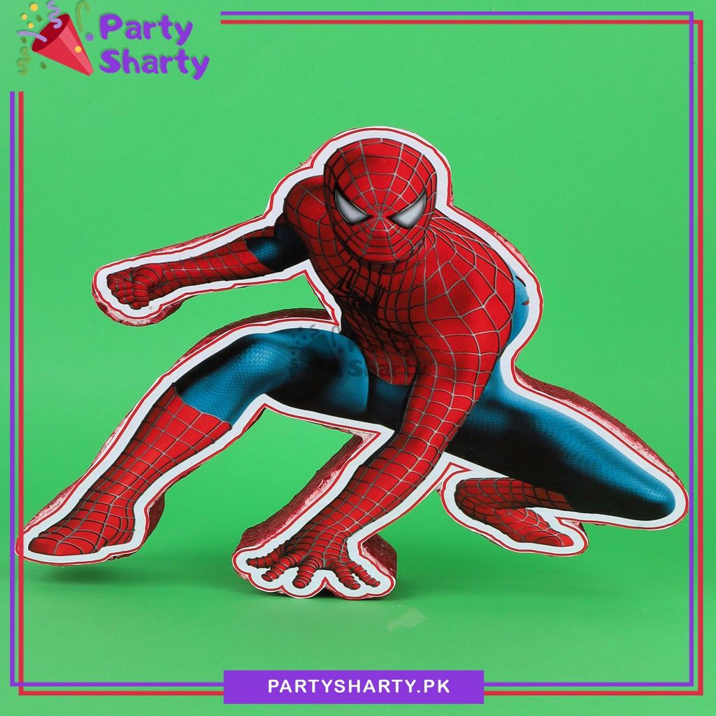 D2 Spiderman Character Thermocol Standee For Spiderman Theme Based Bi