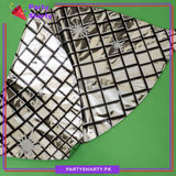D-2 100pcs Black & Metallic Silver with Diso Orbz Balloon Garland Arch Kit For Party Event Decoration