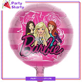 D-2 18inches Barbie Round Foil Balloons For Barbie Theme Party Decoration and Celebration