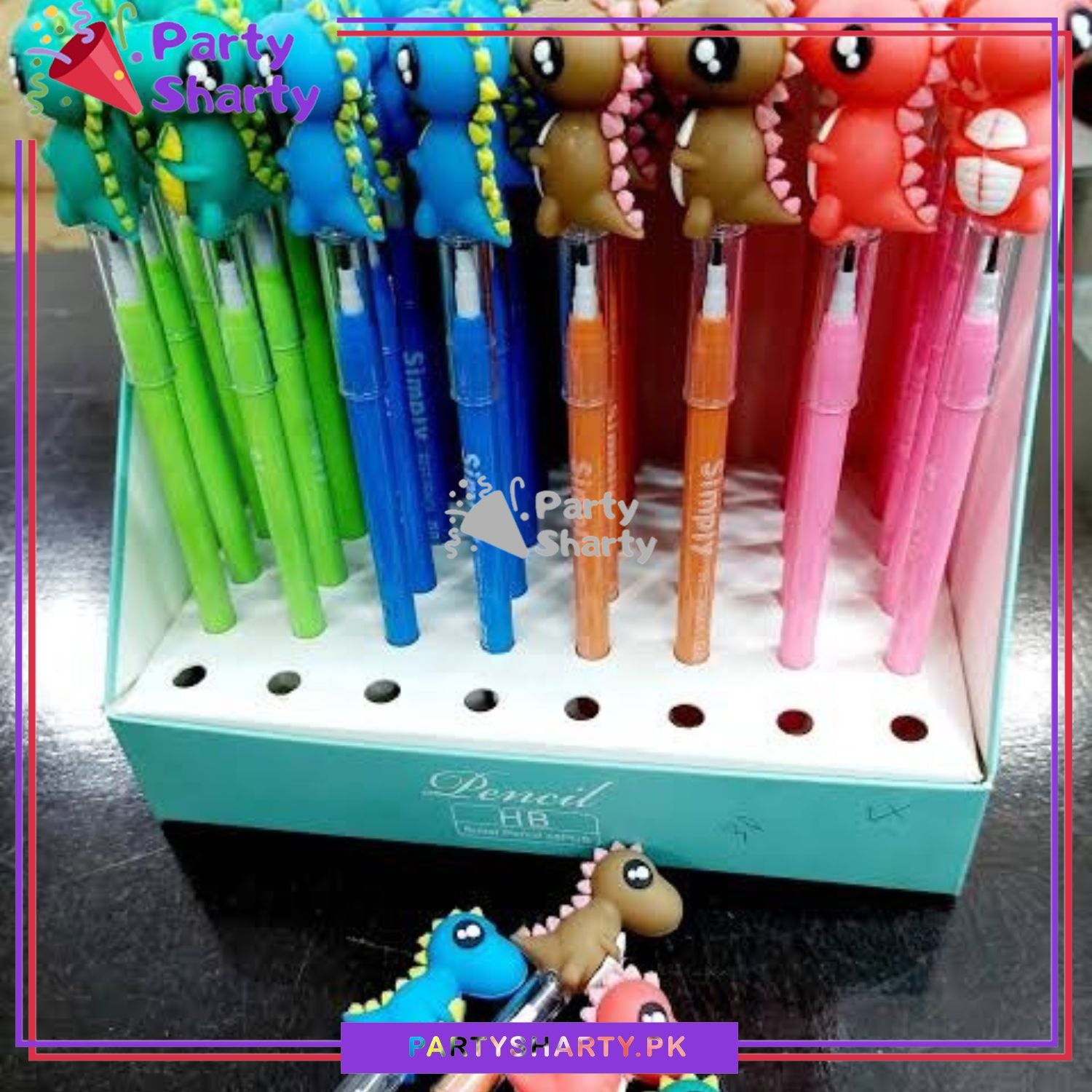 D-2 Beautiful Dinosaur Theme Bullet Pencil For Kids For Theme Based Celebration