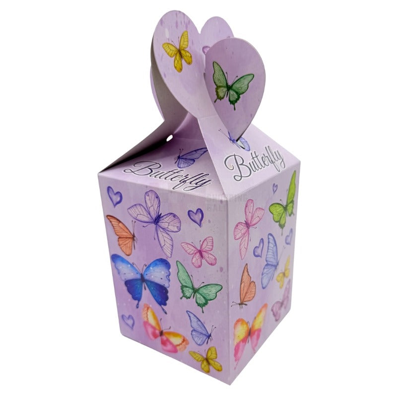 D-2 Butterfly Goody Boxes Pack of 10 For Butterfly Theme Birthday Celebration