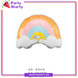 Pastel Color Cloud Rainbow Shaped Foil Balloon For Theme Decoration and Celebrations