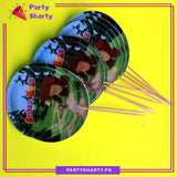 D-2 Masha & The Bear Theme Cup Cake Topper For Masha Birthday Theme Party and Decoration