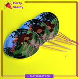 D-2 Masha & The Bear Theme Cup Cake Topper For Masha Birthday Theme Party and Decoration