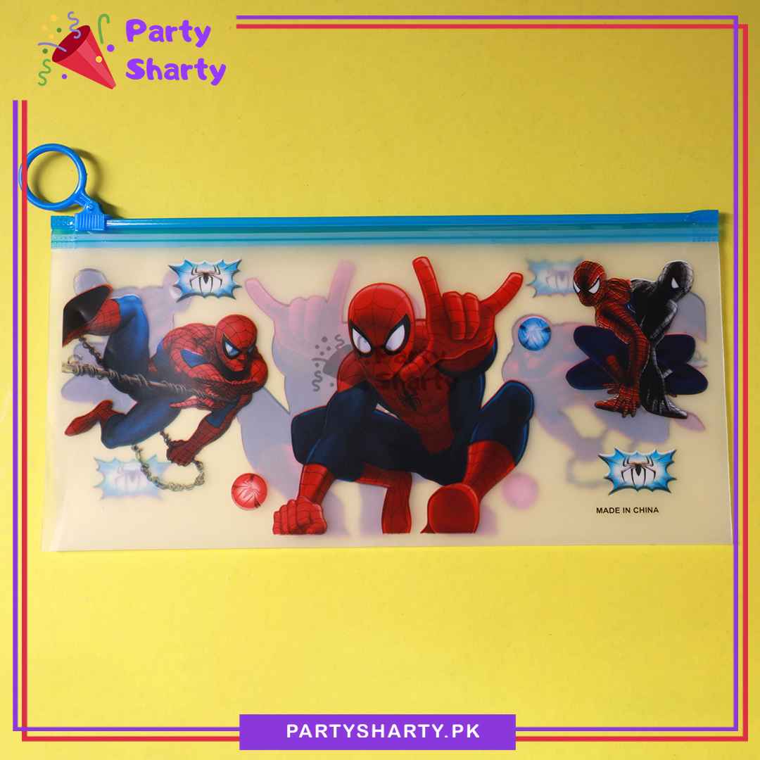 D-2 Small Spiderman Theme Character Pouch for Birthday Gift and School Going Kids