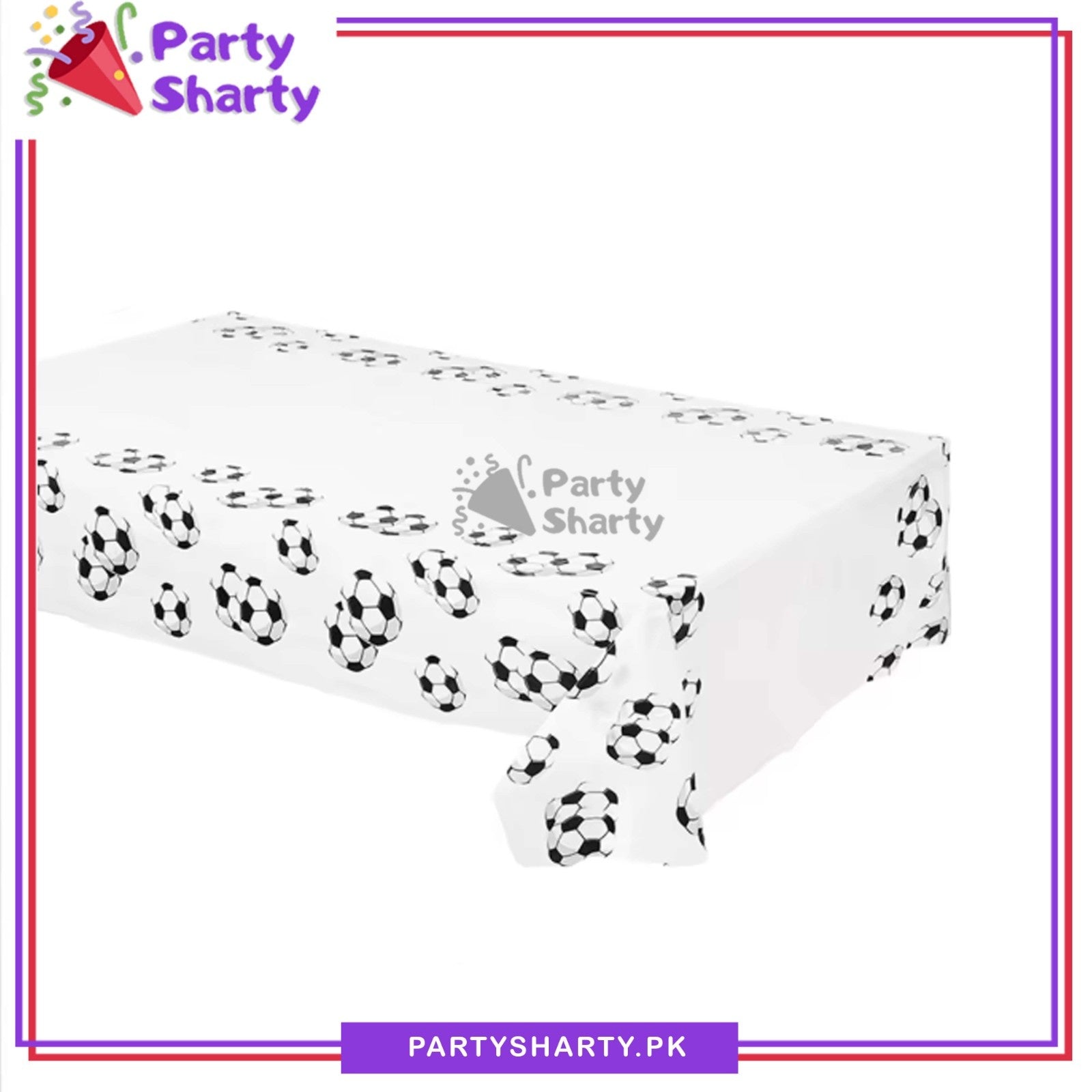 D-4 Foot Ball Theme Table Cover for Football Theme Based Party and Decoration