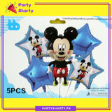 5pcs/Set D-3 Mickey Mouse Cartoon Foil Balloon Set For Party Decoration & Celebration