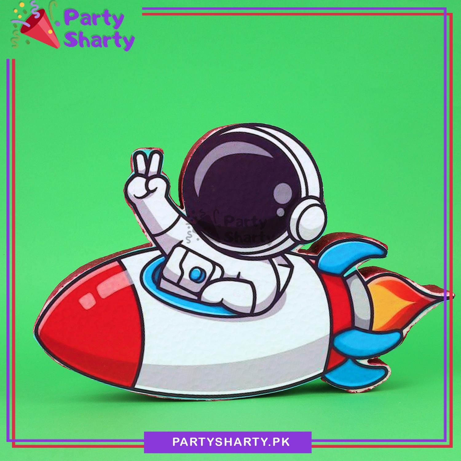 D-3 Space Theme Thermocol Standee For Outerspace Theme Based Birthday Celebration and Party Decoration