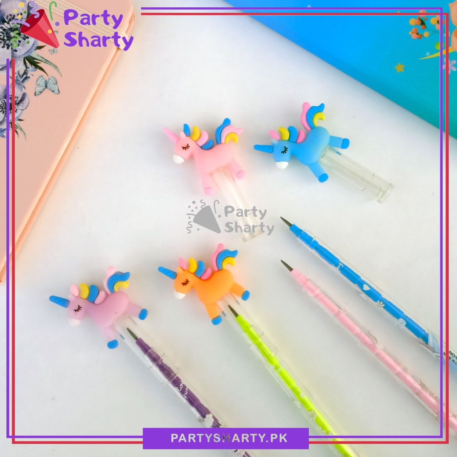 D-3 Cute Unicorn Bullet Pencil For Kids For Unicorn Theme Celebration