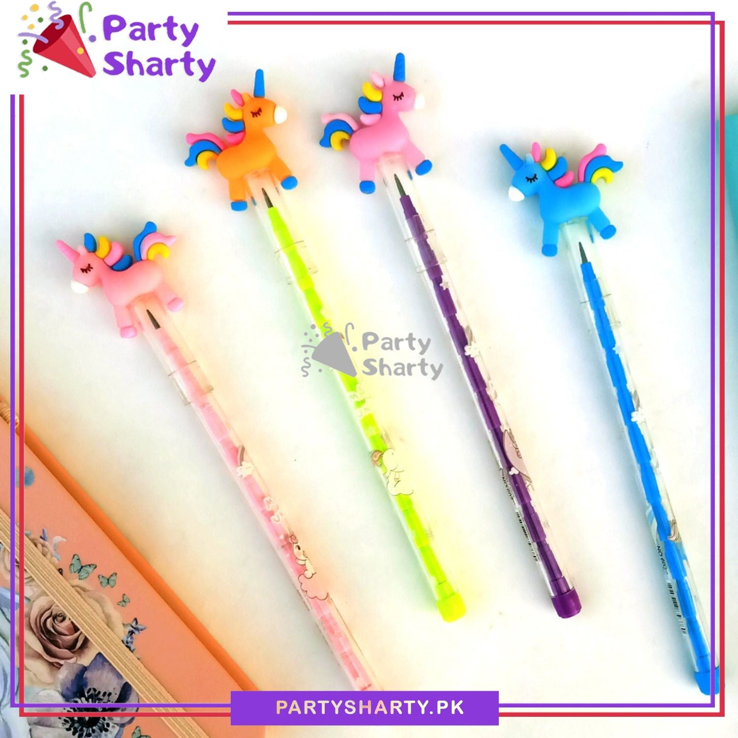 D-3 Cute Unicorn Bullet Pencil For Kids For Unicorn Theme Celebration