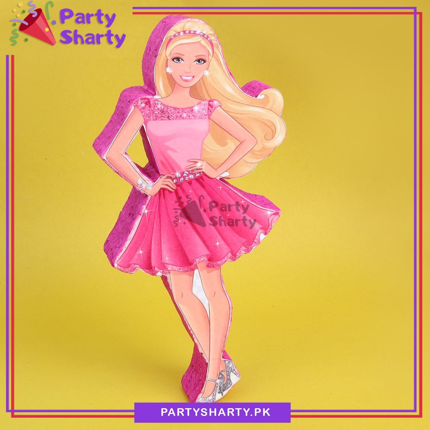 D-4 Barbie Character Thermocol Standee For Barbie Theme Based Birthday Celebration and Party Decoration