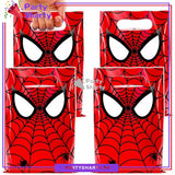 D-4 Spiderman Theme Goody Bag Pack Of 10 For Spiderman Theme Favor Bags