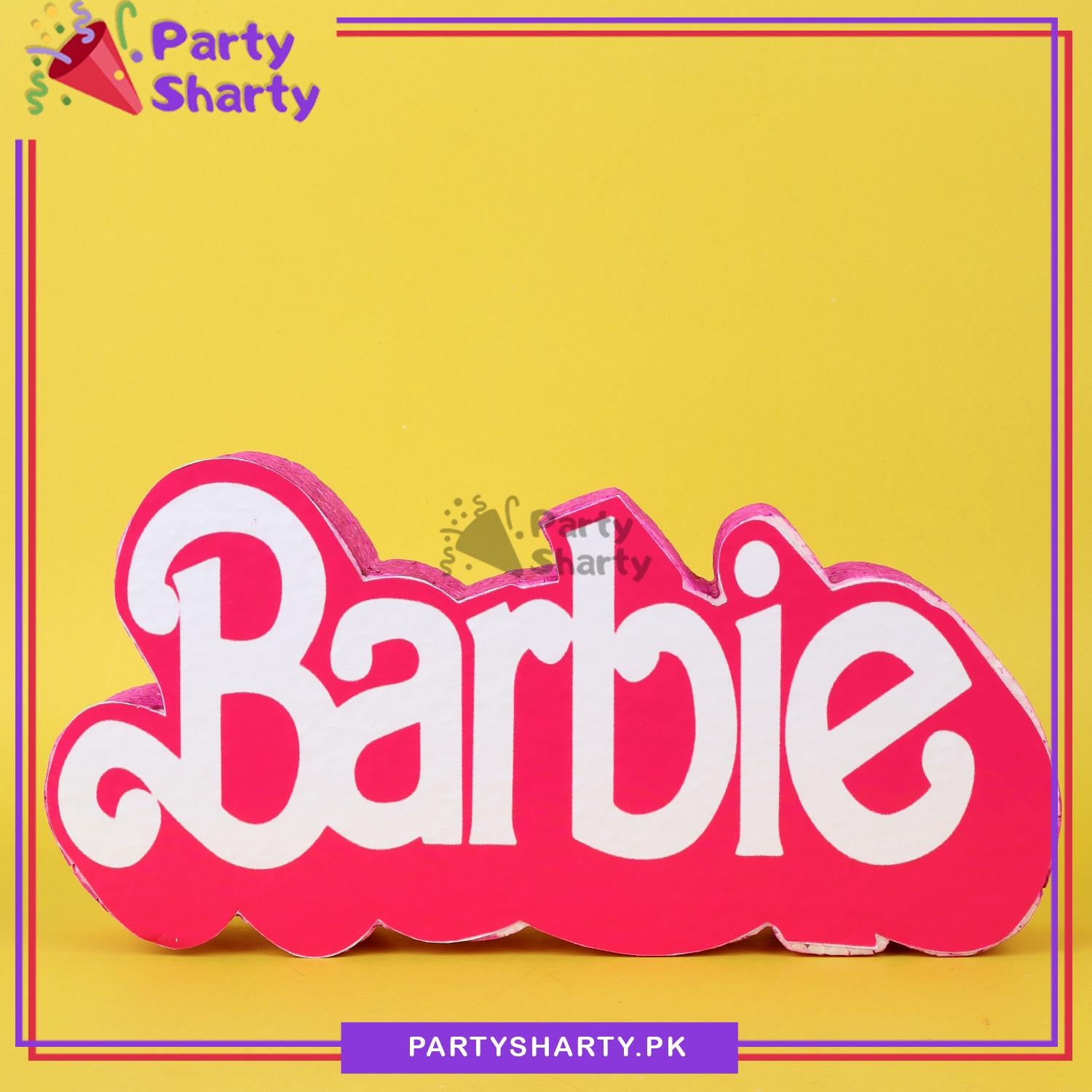 Barbie Thermocol Standee For Barbie Theme Based Birthday Celebration and Party Decoration