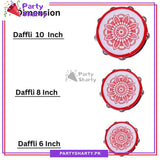 Daffli Musical Instrument For Wedding, Mehndi, Mayun or Dholki Celebrations
