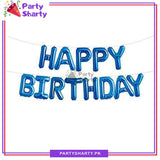 Happy Birthday Foil Balloon Banner for Decoration and Birthday Celebration