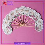 Small Date Fixed Mithai / Cup Cake Toppers For Engagement / Baat Pakki Theme Decoration & Celebration