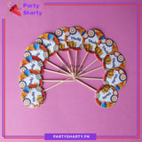 Small Dholki Mithai / Cup Cake Toppers For Dholki Theme Decoration & Celebration