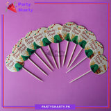 Small Dholki Night Mithai / Cup Cake Toppers For Dholki Decoration & Celebration