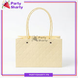 Diamond Embossed Rectangular Design Flower Bags For Wedding & Engagement Gifts