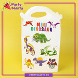 Dinosaur Theme Goody Boxes Pack of 6 For Theme Birthday Decoration and Celebration