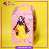 Disney Princess Snow White Theme Goody Boxes Pack of 6 For Theme Birthday Decoration and Celebration