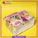 D-2 Disney Princess Theme Goody Boxes Pack of 10 For Birthday Celebration and Decoration