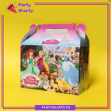 D-2 Disney Princess Theme Goody Boxes Pack of 10 For Birthday Celebration and Decoration