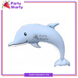 Dolphin Shaped Foil Balloon For Under The Sea Theme Party Decoration & Celebrations