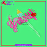 Donut Grow up Acrylic Cake Topper for Candyland & Donut Theme Based Party Decoration And Celebration