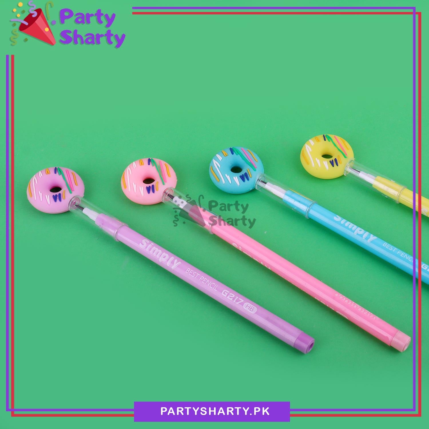 Donut Shaped Bullet Pencil For Kids For Candyland Theme Celebration